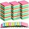 Fainne 120 Pack Sticky Notes Bulk 3 x 3 inch Self Stick Note Pads Multicolor Paper Memo for Office School Supplies Student Teacher Classroom Back to School Essentials 50 SheetPadSimple Color