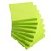 Vanpad Sticky Notes 3x3 InchesBright Green SelfStick Pads Easy to Post for Home Office Notebook 8 PadsPack