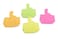 Premier Stationery Stikie Thumbs Up Sticky Notes 100 Sheets 4 Assorted Colours