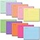 EOOUT 10 Pack to Do List Notepad Lined Sticky Notes 3x4 500 Sheets Sticky Notes with Lines to Do List Planner Square Sticky Notes for Office Meeting School Home