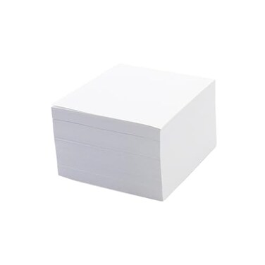 Mogoostry 500 Sheets Memo Non Sticky Notes Blank 29x29 Inch NonSticky Notes Paper White Memo Cube Refill Memo Sheets Scratch Pads Organized for Taking Notes Reminders