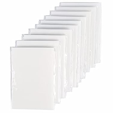 Berklia Transparent Sticky Notes3x2 Inch Clear Sticky NotesWaterproof White Bible Sticky NoteTransparent Stickers for School Supplies College10 Packs500 Sheets