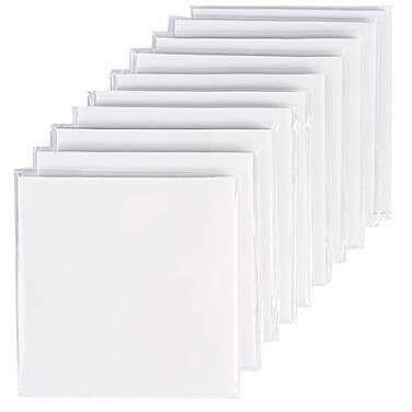 Berklia Transparent Sticky Notes3x3 Inch Clear Sticky NotesWaterproof White Bible Sticky NoteTransparent Stickers for School Supplies College10 Packs500 Sheets