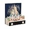 SIWEME 3D Memo Pad Art Sticky Notes Fantasy Castle Notepad 3D Paper Card Craft Multicolor Self Sticky Note Pads Character Silhouette Desk Decoration DIY Creative Gift