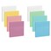 ENLUOM 400 Sheets Colored Transparent Sticky Notes 3 x 3 in Translucent Sticky Notes Pastel Clear Waterproof See Through SelfSticky Note Aesthetic Bible Journaling Sticky Notes 8 Pads