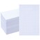 Kajaia 12 Pads Grid Paper Sticky Notes Writing Notepad 4 x 6 Inch Grid Lines Sticky Notes Graph Paper with Black Lines Notepad Memo for Office Home 50 Sheet EachWhite