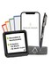 Rocketbook Reusable Sticky Notes Restick and Reorganize Memo Pads 3x3 16 MultiColored and 15 Black Sticky Notes Includes Pen Towel Carrying Case Kit of 2