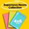 Post-it Postit Super Sticky Lined Notes 3 Sticky Note Pads 4 x 6 in School Supplies for Students Ideal for Textbooks Notebooks Walls and Vertical Surfaces Supernova Neons Collection