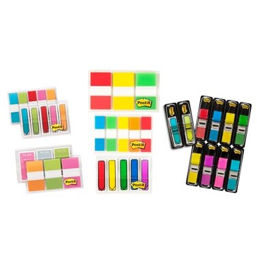 Post-it Postit Flags and Tabs Value Pack Ultimate Business and Study Pack 956 Various Flags for Organization 683AVPSIOC