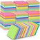 Oleitodh 60 PCS Lined Sticky Notes 3x3In Colorful Sticky Notes 75 SheetsPad 12 ColorsBright Ruled Post Stickies Multicolor Memo Note Pads for Teacher Student School Office Meeting Blank Desk Pads4500