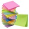 HCTBN 24 Pack Lined Sticky Notes 3x3 in Ruled Stickies Super Sticking Power Memo Pads12 Bright Multi Colors Sticky Notes with Lines SelfStick Note Pads