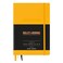 LEUCHTTURM1917 The Official Bullet Journal Edition 2 Notebook Built for BuJo Medium A5 204 Pages of 120gsm Paper With Bujo Pocket Guide Yellow24