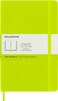 Moleskine Classic Notebook Large Plain Lemon Green Soft Cover 5 x 825