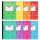 feela Composition Notebook 8 Pack 8 Pastel Colors College Ruled Composition Books Bulk Marble Cover Notepad Lined Cute Journal Notebooks for School Supplies Notes Taking Writing 975 X 75 in
