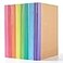 feela 32 Pack Composition Notebooks Bulk Feela Kraft Cover Lined Blank College Ruled Composition Travel Journals with Rainbow Spines For Women Students Business 60 Pages 83x 55 A5 8 Colors
