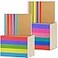 Handepo 100 Pack A5 Composition Notebooks 72 Pages36 Sheets Ruled Lined Composition Kraft Notebooks Bulk Soft Cover Journals Travel Memo for Students Classroom Office Suppliesa5 Colourful