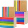 Handepo 100 Pack A5 Composition Notebooks 72 Pages36 Sheets Ruled Lined Composition Kraft Notebooks Bulk Soft Cover Journals Travel Memo for Students Classroom Office Suppliesa5 Colourful