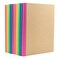 PAPERAGE 12Pack Composition Notebook Journals 120 Pages Kraft Cover with Rainbow Spines College Ruled Lined Paper Small Size 8 in x 575 in for Home Office or School Supplies