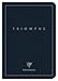 Clairefontaine 37126C Collection Triomphe PLATINUM A Deep Blue Sewn Notebook A5 148x21 cm 96 Lined Pages 90 g Ivory Paper Matte Coated Card Cover with Silver Marking