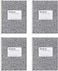 Oxford Spiral Composition Notebooks 4 Pack College Ruled Paper 934 x 712 Inches 80 Sheets Black Marble Cover 64951