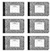 Oxford Jr Composition Notebooks School Supplies Notebooks for School Half Size 478 x 712 Inches Wide Ruled Paper 80 Sheets Kids Journal Black Marble Covers 6 Pack 63773