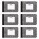 Oxford Jr Composition Notebooks School Supplies Notebooks for School Half Size 478 x 712 Inches Wide Ruled Paper 80 Sheets Kids Journal Black Marble Covers 6 Pack 63773