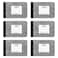 Oxford Jr Composition Notebooks School Supplies Notebooks for School Half Size 478 x 712 Inches Wide Ruled Paper 80 Sheets Kids Journal Black Marble Covers 6 Pack 63773
