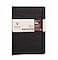 Clairefontaine 793461C Age Bag Collection A MyEssential Black Sewn Elasticated Notebook A5 148x21 cm 192 Lined Numbered Pages 90 g Ivory Paper Grain Leather Glossy Card Cover