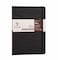 Clairefontaine 793461C Age Bag Collection A MyEssential Black Sewn Elasticated Notebook A5 148x21 cm 192 Lined Numbered Pages 90 g Ivory Paper Grain Leather Glossy Card Cover