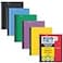 Five Star Interactive Notetaking Composition Book 1 Subject College Ruled Paper 9 x 11 100 Sheets Customizable Assorted Colors 6 Pack 38612