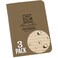 Rite in the Rain Weatherproof MiniStapled Notebook 3 14 x 4 58 Tan Cover Universal Pattern 3 Pack No 971TFXM