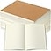 Thenshop 30 Pcs A5 Kraft Notebooks Blank Journal Bulk Unlined Paper Sketchbooks Composition Notebooks 60 Pages 83 x 55 Inch for Students Office School Back to School SuppliesLight Brown