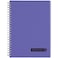 Maruman Septcouleur Lined Notebook A5 583 x 827 80 Sheets 160 Pages 7mm College Ruled Paper Journal Durable Double Wirebound Spiral Water Resistant Cover Purple Made in Japan