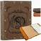 DUROTAN DND Notebook Journal Refillable Binder A5 400 Pages for Dungeons and Dragons Accessories DD GiftsWriting Notebook Gift for MenWomen