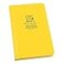 Rite in the Rain Weatherproof Hard Cover Notebook 475 x 75 Yellow Cover Universal Pattern No 370F