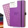 Dingbats* Notebooks Dingbats Wildlife Lined Writing Journal Notebook A5 Vegan Leather Hardcover Ideal for Work Travel Pocket Elastic Closure Bookmark