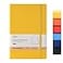 SUIN HardcoverJournalNotebooks A5 Lined Journals Notebook for Writing 200 Pages 82 x 55 inch Classic Ruled Notebooks for WorkTravelCollege Yellow 1 Pack