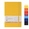 SUIN HardcoverJournalNotebooks A5 Lined Journals Notebook for Writing 200 Pages 82 x 55 inch Classic Ruled Notebooks for WorkTravelCollege Yellow 1 Pack