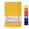 SUIN HardcoverJournalNotebooks A5 Lined Journals Notebook for Writing 200 Pages 82 x 55 inch Classic Ruled Notebooks for WorkTravelCollege Yellow 1 Pack