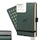Dingbats* Notebooks Dingbats Wildlife A6 Reporter Blank Small Notebook PU Leather Hardcover for Work Travel Journal Pocket Elastic Closure Pen Holder Bookmark