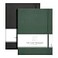 AHGXG Dotted Journal 2 Pack B5 Large Journal Dot Grid Notebook 76 X 10 with Thick 120gsm Dot Paper Soft Leather Cover Total 384 Pages Inner Pocket Black Green