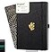 Dingbats* Notebooks Dingbats Pro Dotted Large B5 Notebook Black Textile Cover ThreadBound Writing Journal for Work Travel Pocket Elastic Closure Bookmark