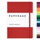 PAPERAGE Dotted Journal Notebook Red 160 Pages Medium 56 in x 8 in 100 GSM Thick Paper Hardcover Journaling Notebook for Work School Bullet Journaling