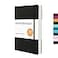 PAPERAGE Lined Journal Notebook Hardcover Journal for Women Men 252 Pages 56 in x 8 in College Ruled Journaling Notebook for Work School Supplies Note Taking Black