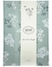 ipoul Floral Hardcover Notebook Flower Journal for women A5 200 Pages 6x8 Medium Lined Notebook Floret Printed Fabric Cloth Similar Embroidered Linen Garden Journal Green