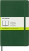 Moleskine Classic Notebook Soft Cover Large 5 x 825 PlainBlank Myrtle Green 192 pages