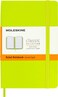 Moleskine Classic Notebook Hard Cover Pocket 35 x 55 RuledLined Lemon Green 192 Pages