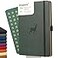 Dingbats* Notebooks Dingbats Wildlife Plain Writing Journal Notebook A5 Vegan Leather Hardcover Ideal for Work Travel Pocket Elastic Closure Bookmark