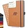 Dingbats* Notebooks Dingbats Wildlife Dotted Writing Journal Notebook A5 Vegan Leather Hardcover Ideal for Work Travel Pocket Elastic Closure Bookmark