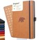 Dingbats* Notebooks Dingbats Wildlife Dotted Writing Journal Notebook A5 Vegan Leather Hardcover Ideal for Work Travel Pocket Elastic Closure Bookmark